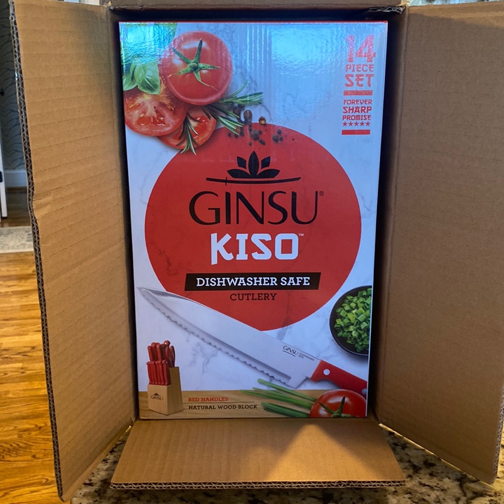 Brand new in box 14 piece Ginsu knife set.